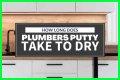 How long does it take for spot putty to dry?