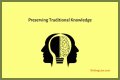 Traditional knowledge